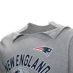 New England Patriots Tackle Adaptive T-Shirt Gray