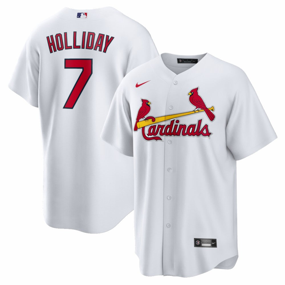 Matt Holliday St. Louis Cardinals Nike Home Retired Player Replica Jersey - White - Nike on Sale