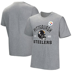 Pittsburgh Steelers Tackle Adaptive T-Shirt Gray