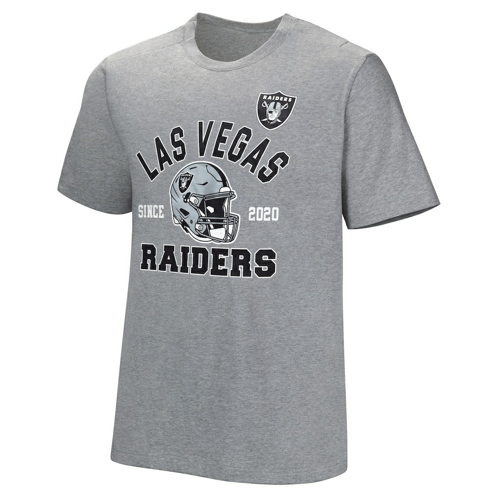 Las Vegas Raiders Tackle Adaptive T-Shirt Gray