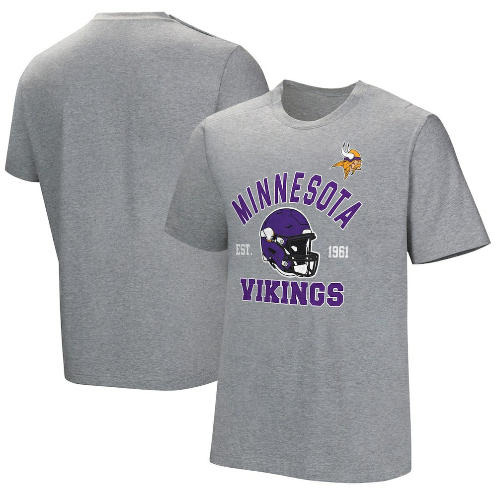 Minnesota Vikings Tackle Adaptive T-Shirt Gray