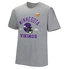 Minnesota Vikings Tackle Adaptive T-Shirt Gray
