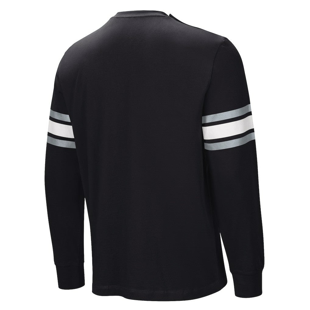 Las Vegas Raiders Hands Off Long Sleeve Adaptive T-Shirt Black