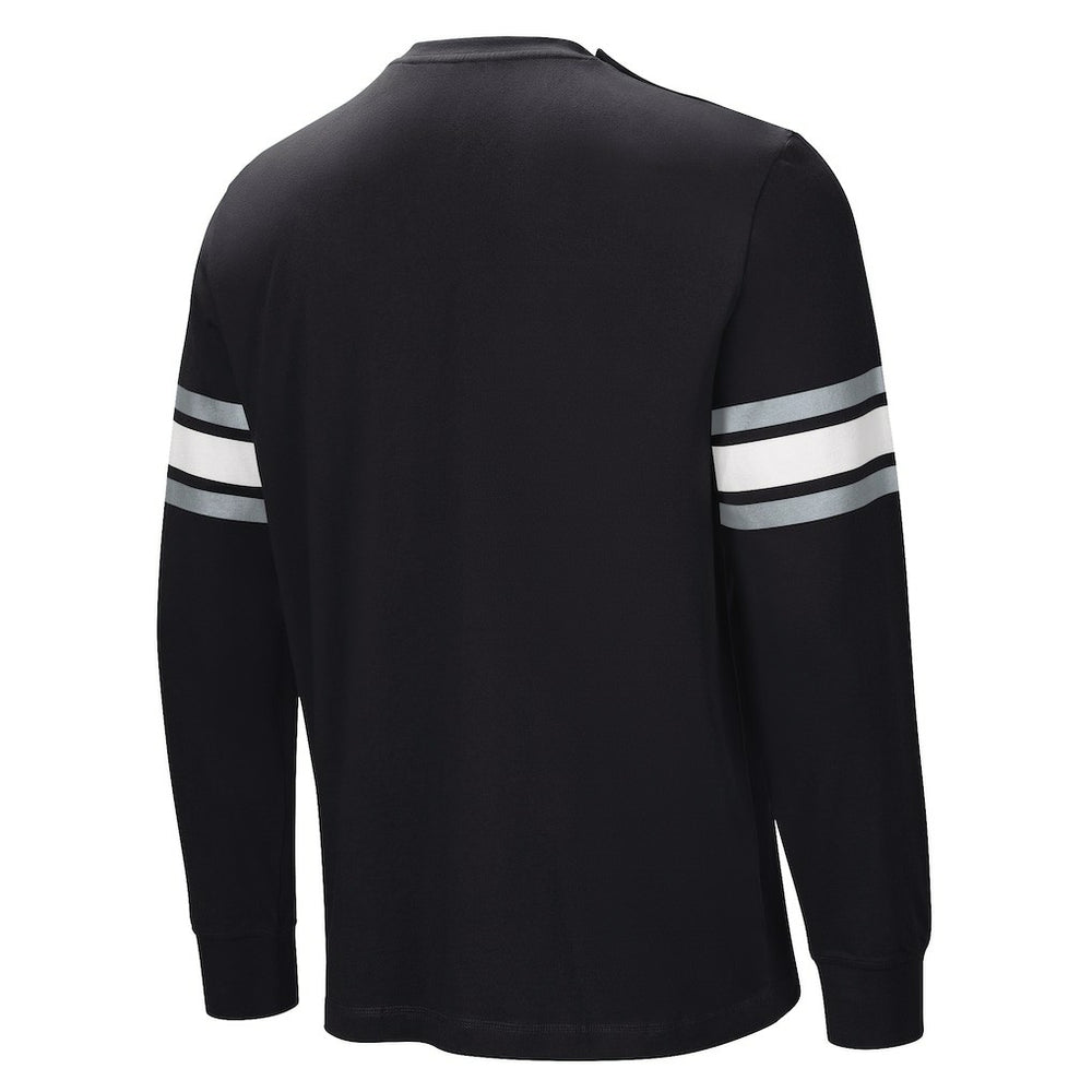 Las Vegas Raiders Hands Off Long Sleeve Adaptive T-Shirt Black
