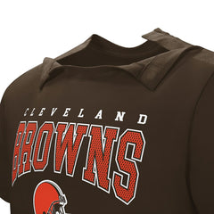 Cleveland Browns Home Team Adaptive T-Shirt Brown