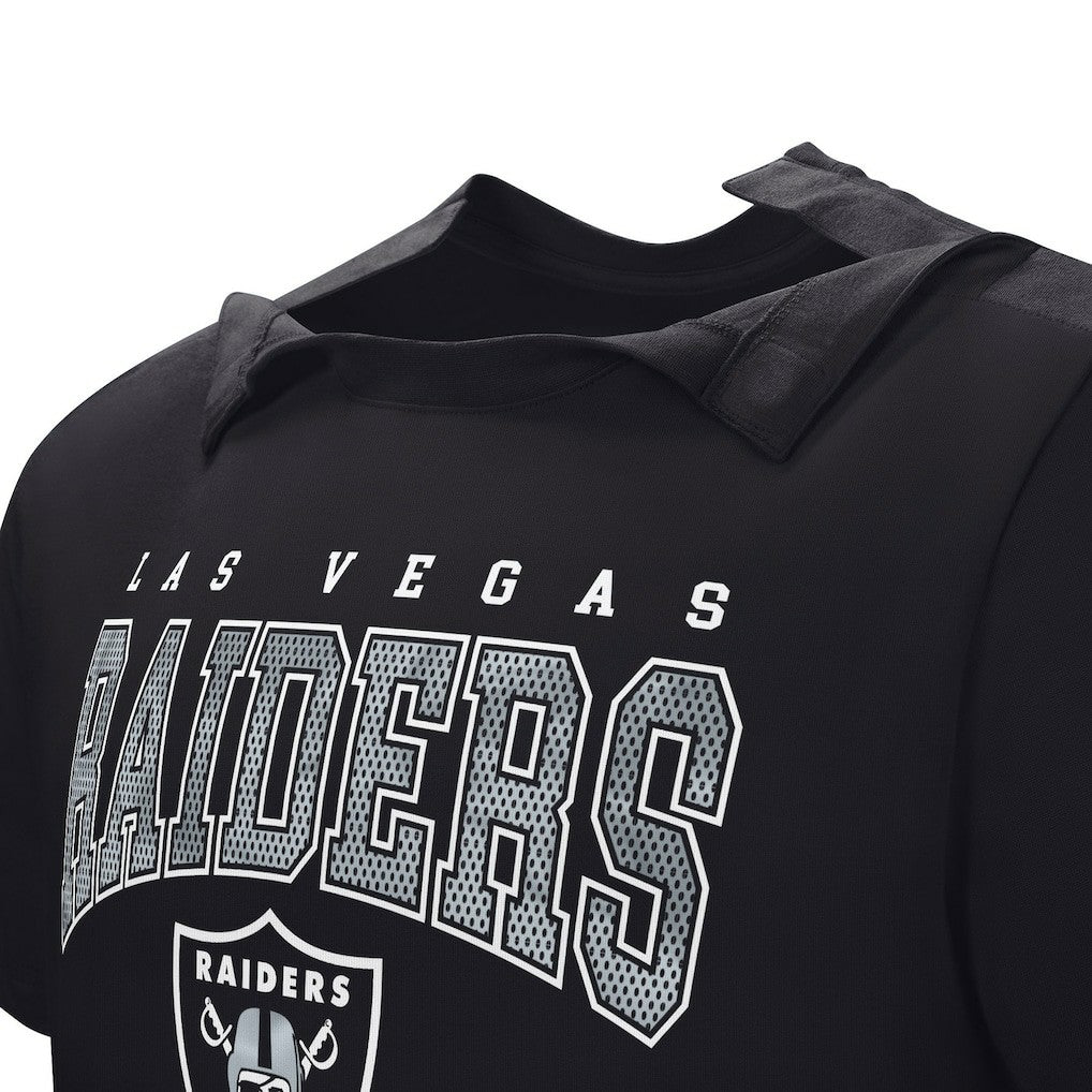 Las Vegas Raiders Home Team Adaptive T-Shirt Black