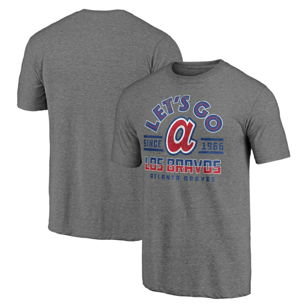Atlanta Braves Hometown Collection The Bravos Tri-Blend T-Shirt - Heather Gray - MLB on Sale