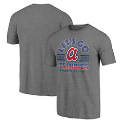 Atlanta Braves Hometown Collection The Bravos Tri-Blend T-Shirt - Heather Gray - MLB on Sale