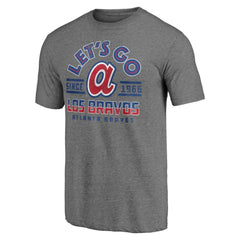 Atlanta Braves Hometown Collection The Bravos Tri-Blend T-Shirt - Heather Gray - MLB on Sale