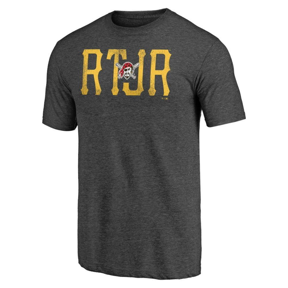 Pittsburgh Pirates Hometown Collection RTJR Tri-Blend T-Shirt - Heather Charcoal - MLB Online