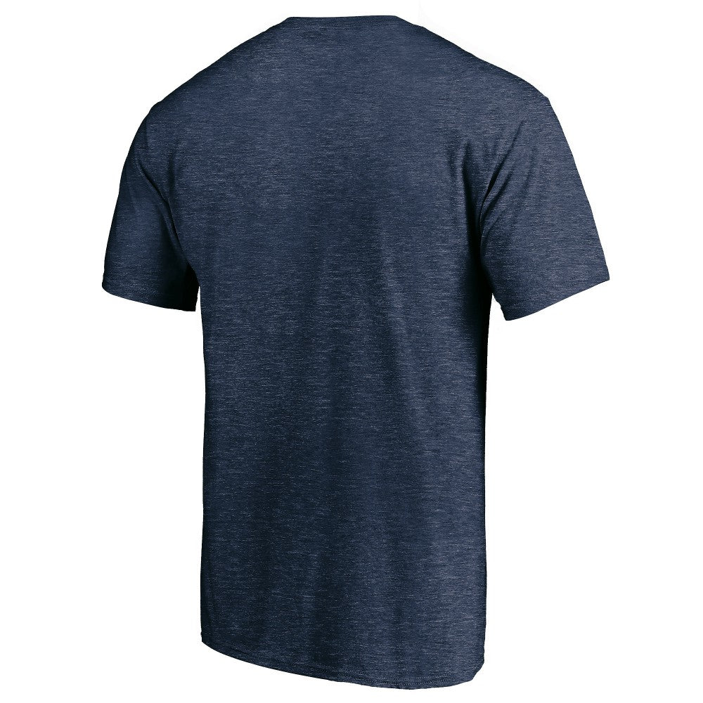Minnesota Twins Cooperstown Collection Throwback Logo Tri-Blend T-Shirt - Heather Navy - MLB Lifestyle
