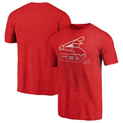 Chicago White Sox Cooperstown Collection Logo Tri-Blend T-Shirt - Heather Red - MLB Online