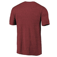 Philadelphia Phillies Cooperstown Collection Logo Tri-Blend T-Shirt - Burgundy - MLB Lifestyle