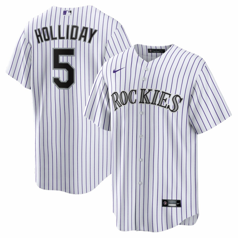 Matt Holliday Colorado Rockies Nike Home Retired Player Replica Jersey - White - Nike Discount
