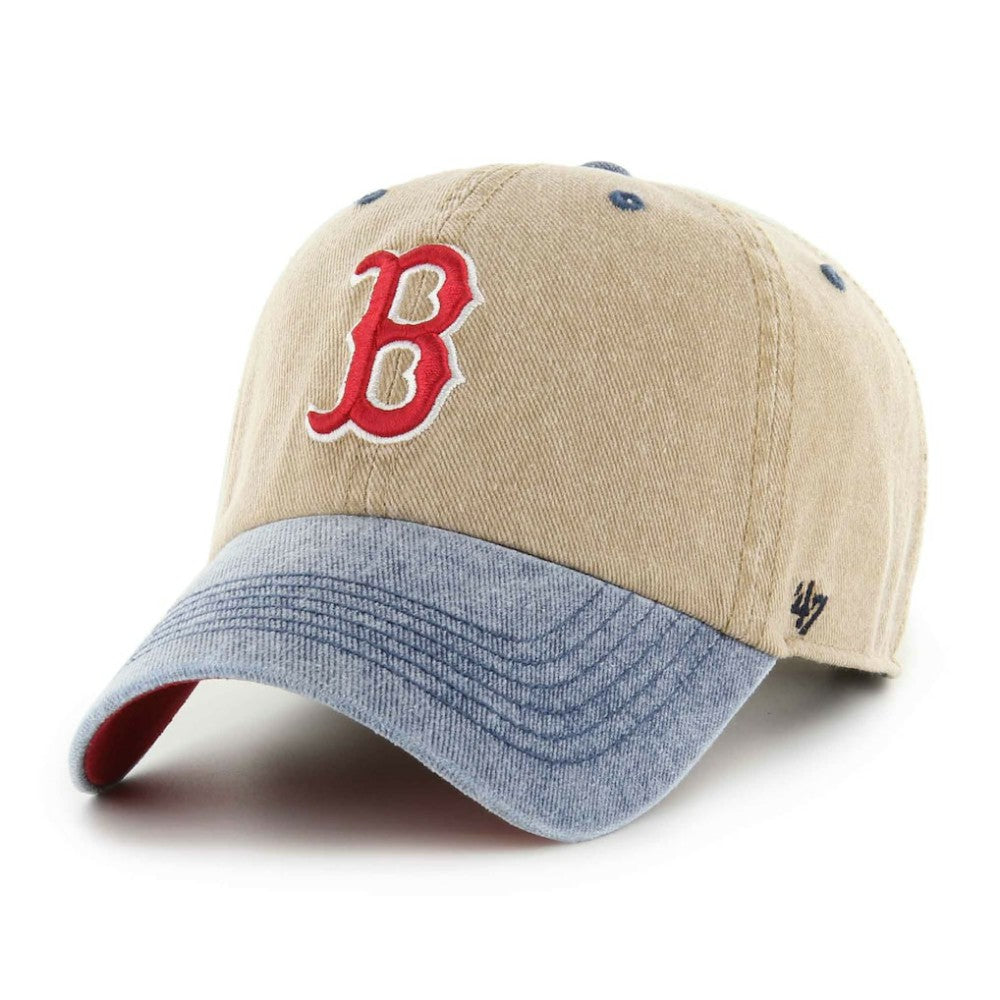 Boston Red Sox '47 Eldin Two-Tone Adjustable Hat - Khaki - 47 brand on Sale