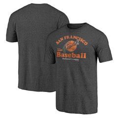 San Francisco Giants Cooperstown Collection Our Game Tri-Blend T-Shirt - Heather Charcoal - MLB Discount