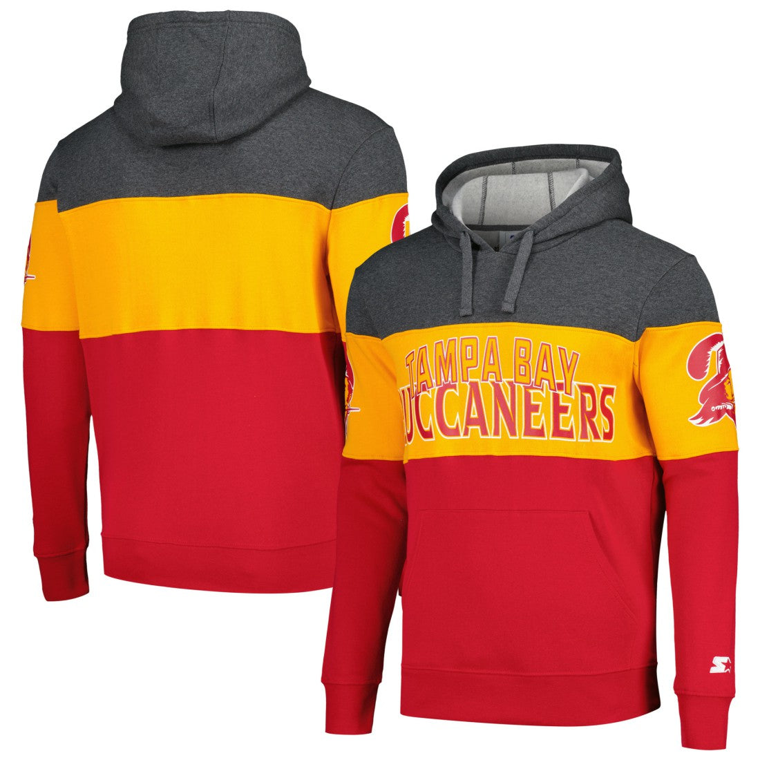 Tampa Bay Buccaneers Starter Extreme Pullover Hoodie Red/Orange
