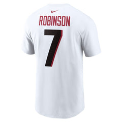 Nike Bijan Robinson Atlanta Falcons Player Name & Number T-Shirt White