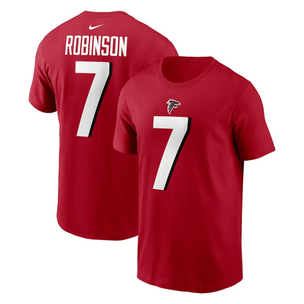 Nike Bijan Robinson Atlanta Falcons Player Name & Number T-Shirt Red