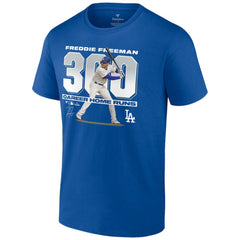 Freddie Freeman Los Angeles Dodgers Fanatics 300 Career Home Runs T-Shirt - Royal - Fanatics Sale