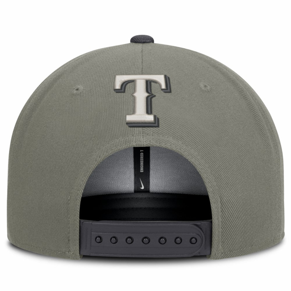 Texas Rangers Nike Pro Dri-FIT Snapback Hat - Olive - Nike Lifestyle