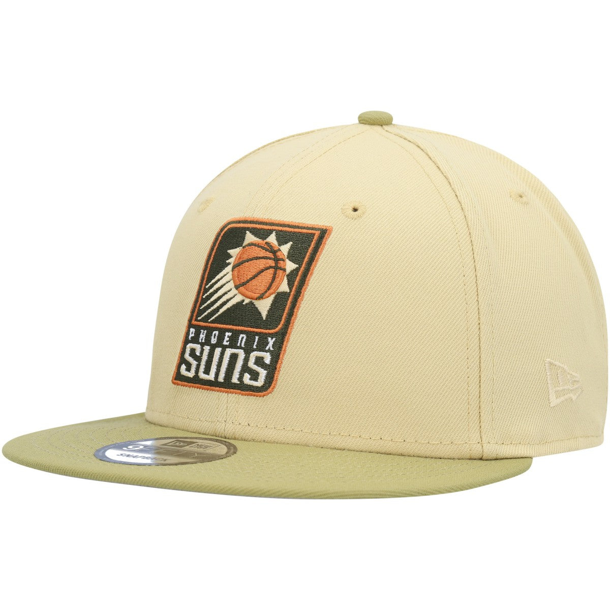 Phoenix Suns Green Collection Repreve 9FIFTY Snapback Hat Khaki/Tan | New Era
