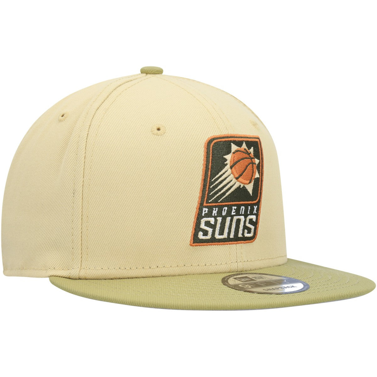 Phoenix Suns Green Collection Repreve 9FIFTY Snapback Hat Khaki/Tan | New Era