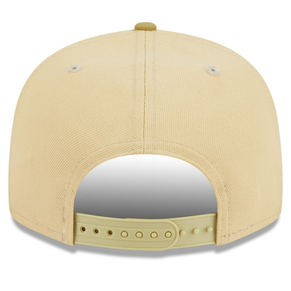 Philadelphia 76ers Green Collection Repreve 9FIFTY Snapback Hat Khaki/Tan | New Era for sale