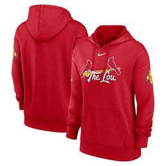 St. Louis Cardinals Nike Women's 2024 City Connect Authentic Collection Practice Performance Pullover Hoodie - Red - Nike Discount