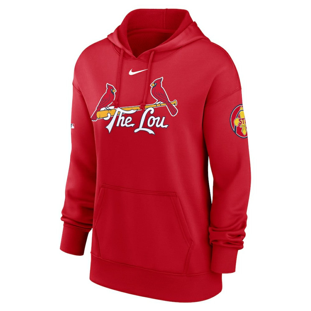 St. Louis Cardinals Nike Women's 2024 City Connect Authentic Collection Practice Performance Pullover Hoodie - Red - Nike Discount
