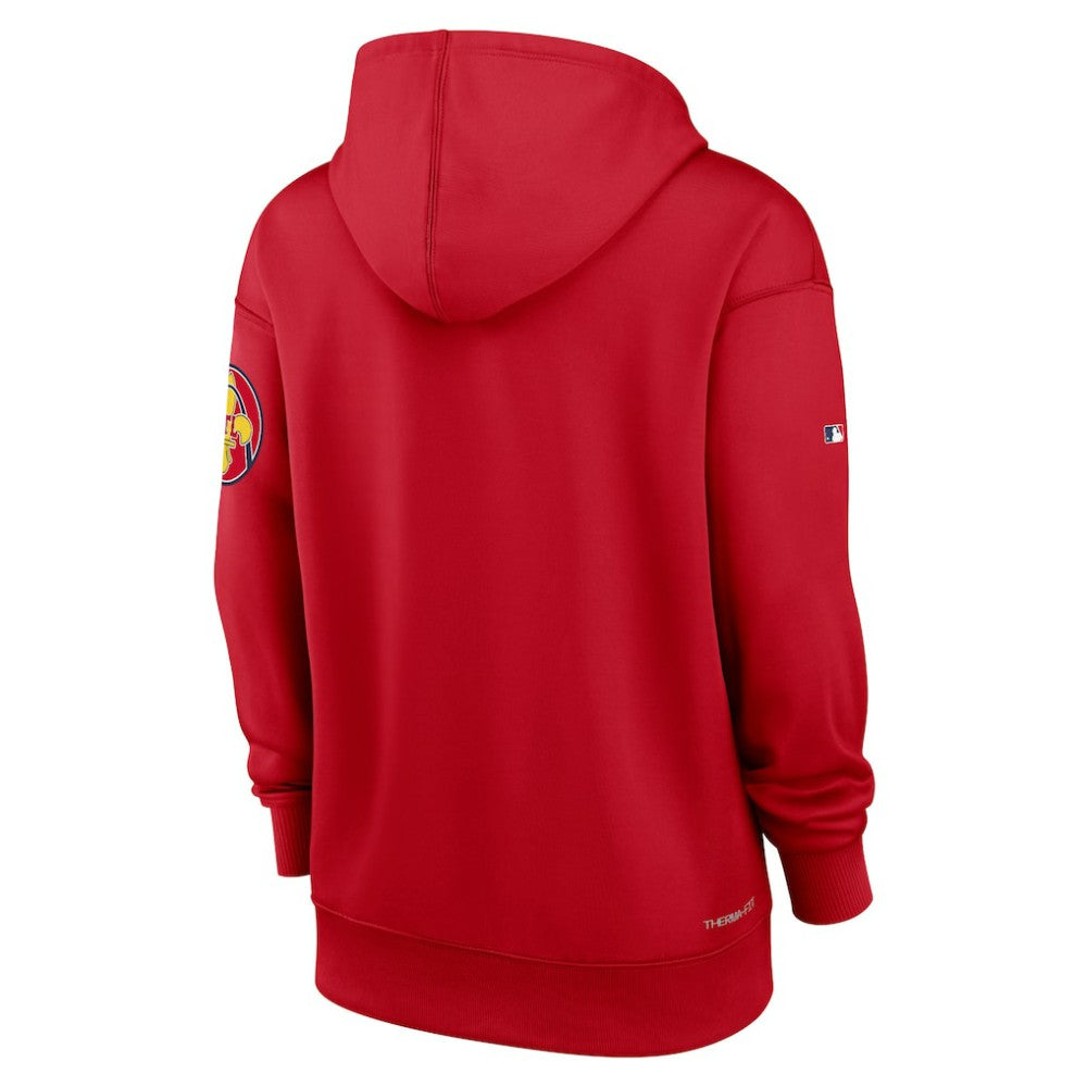 St. Louis Cardinals Nike Women's 2024 City Connect Authentic Collection Practice Performance Pullover Hoodie - Red - Nike Discount