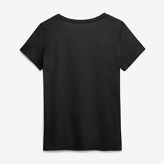 San Francisco 49ers Logo Athletic Women's Primary Logo V-Neck T-Shirt Black