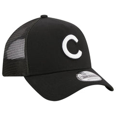 Chicago Cubs New Era A-Frame 9FORTY Trucker Adjustable Hat - Black - New Era Online