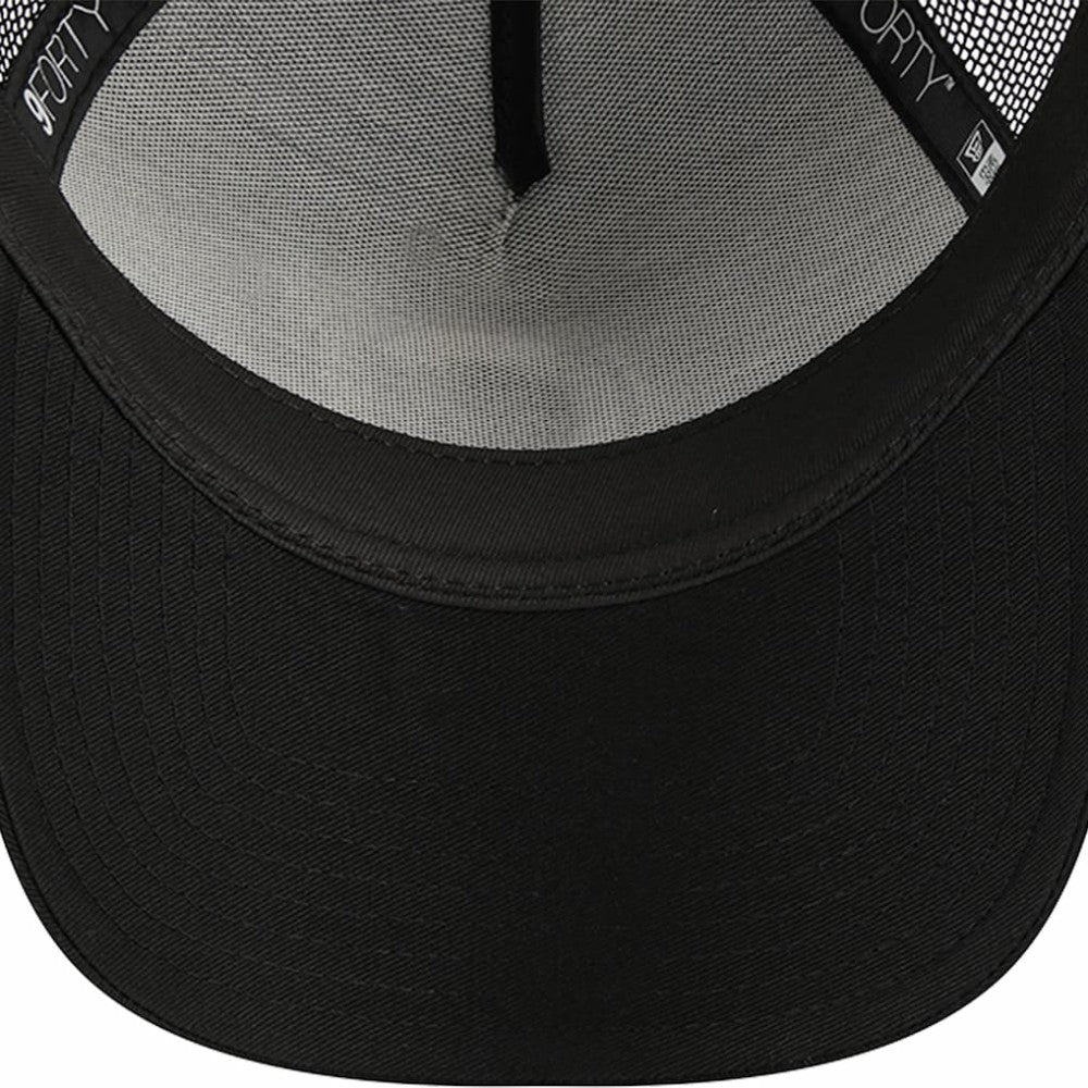 Chicago Cubs New Era A-Frame 9FORTY Trucker Adjustable Hat - Black - New Era Online
