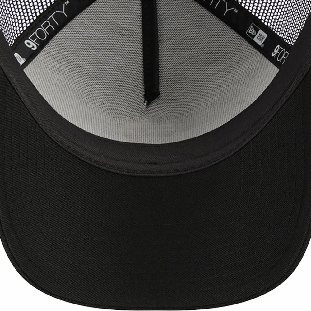 Houston Astros New Era A-Frame 9FORTY Trucker Adjustable Hat - Black - New Era Discount