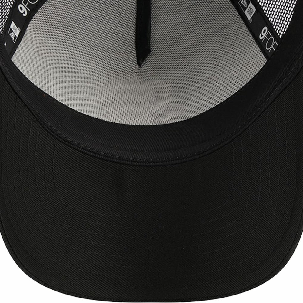 San Francisco Giants New Era A-Frame 9FORTY Trucker Adjustable Hat - Black - New Era Online