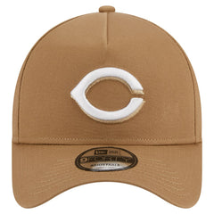 Cincinnati Reds New Era A-Frame 9FORTY Adjustable Hat - Khaki - New Era Online