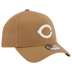 Cincinnati Reds New Era A-Frame 9FORTY Adjustable Hat - Khaki - New Era Online