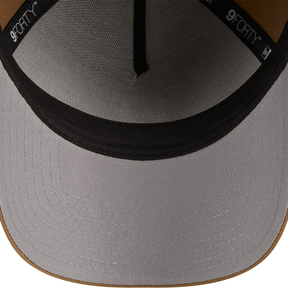 Cincinnati Reds New Era A-Frame 9FORTY Adjustable Hat - Khaki - New Era Online