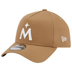 Minnesota Twins New Era A-Frame 9FORTY Adjustable Hat - Khaki - New Era Sale