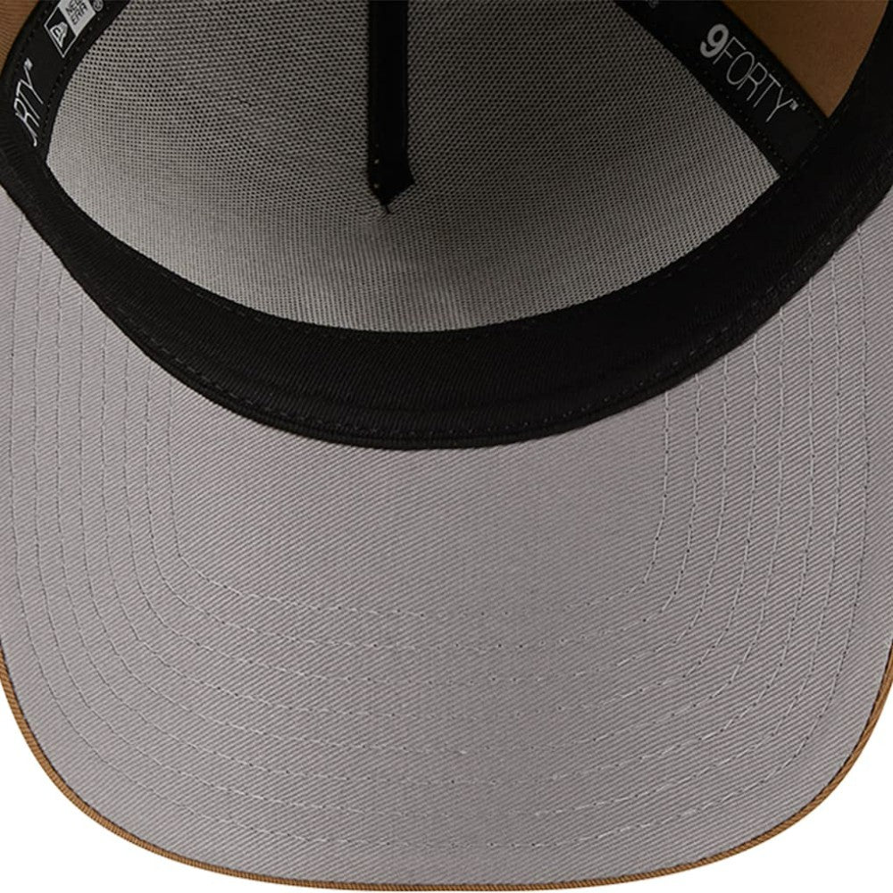 Minnesota Twins New Era A-Frame 9FORTY Adjustable Hat - Khaki - New Era Sale