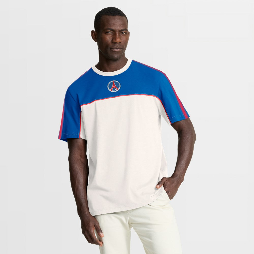 Paris Saint-Germain Retro T-Shirt White/Blue - Fanatics for sale
