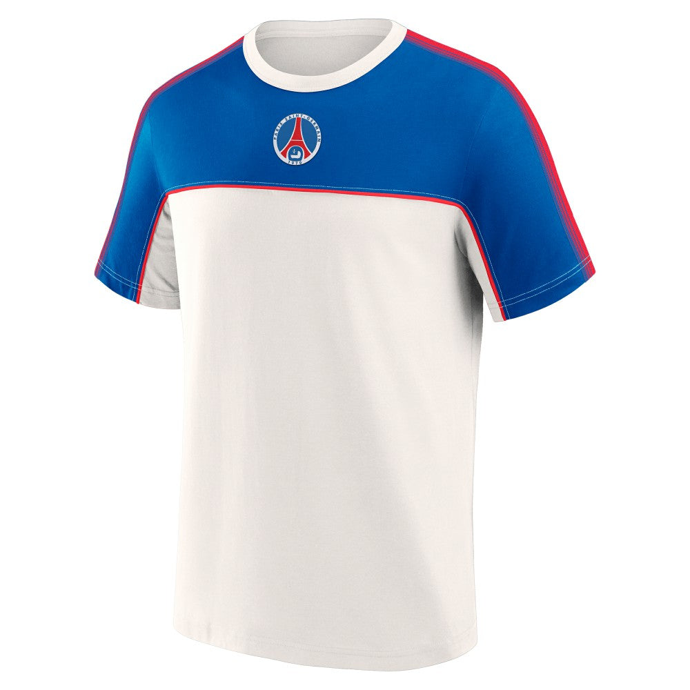 Paris Saint-Germain Retro T-Shirt White/Blue - Fanatics for sale