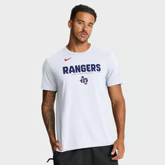 Texas Rangers Nike Bold Team Name T-Shirt - White - Nike on Sale