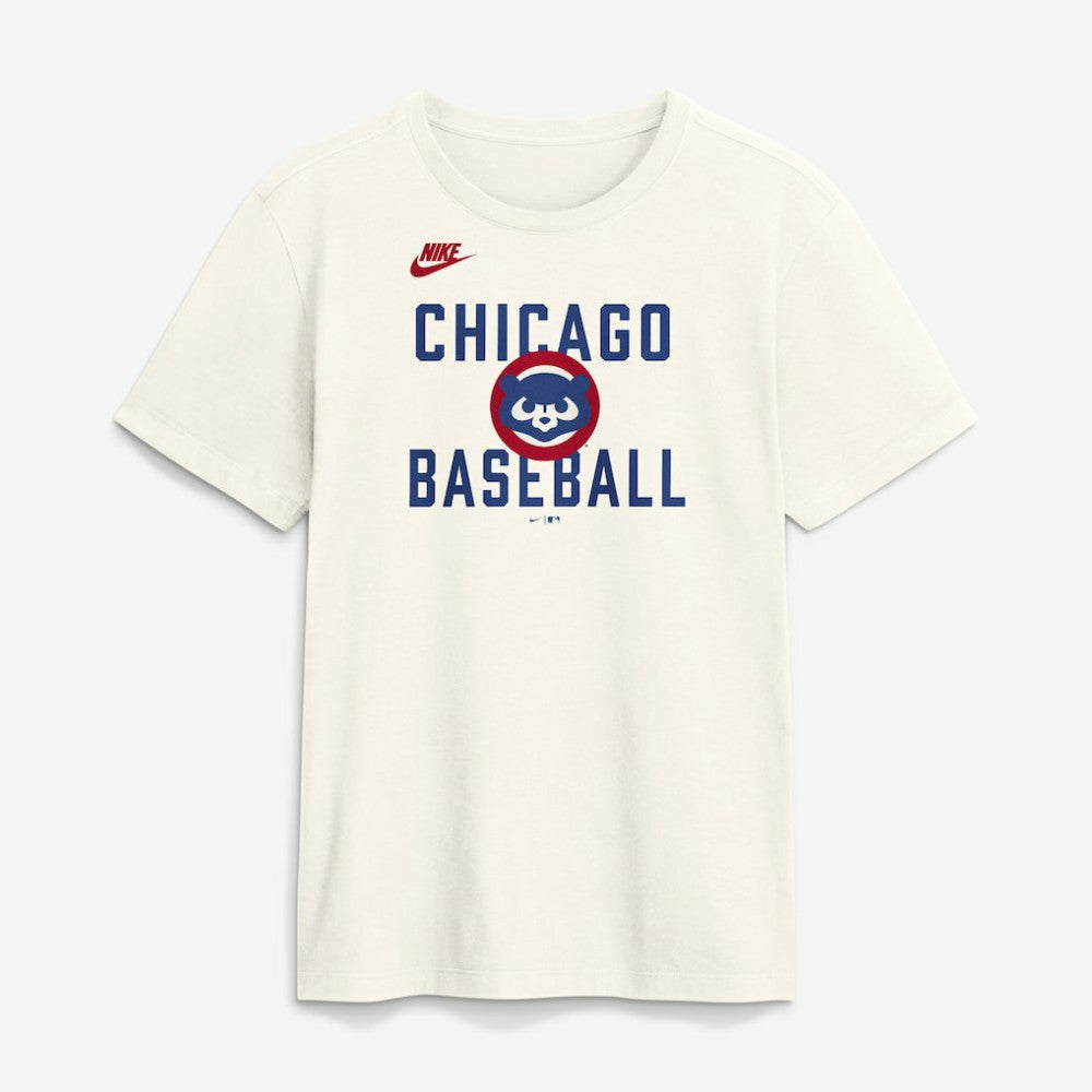 Chicago Cubs Nike Cooperstown Collection ‘70s Inspired T-Shirt - Cream - Nike Lifestyle