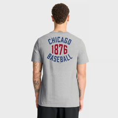 Chicago Cubs Nike Cooperstown 2-Hit T-Shirt - Heather Gray - Nike Lifestyle