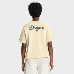 Los Angeles Dodgers Nike Women's City Connect Pocket Boxy T-Shirt - Cream - Nike Discount