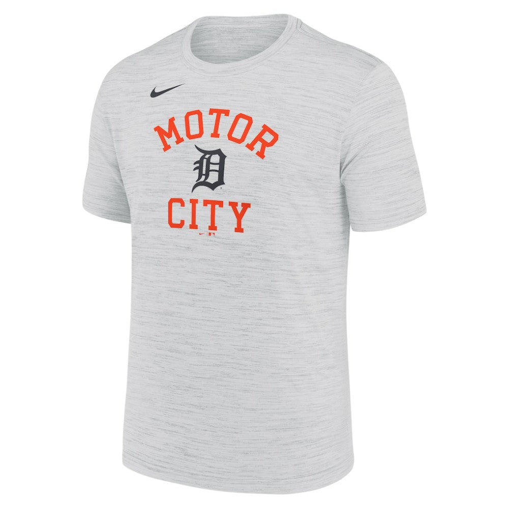 Detroit Tigers Nike Velocity Team Phrase Dri-FIT T-Shirt - Ash - Nike on Sale