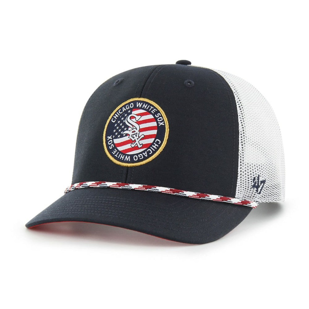 Chicago White Sox '47 Union Patch Trucker Adjustable Hat - Navy - 47 brand Online