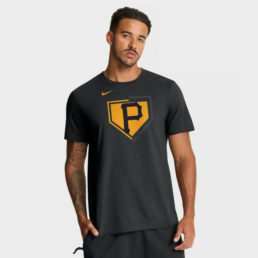 Pittsburgh Pirates Nike Icon T-Shirt - Black - Nike Online